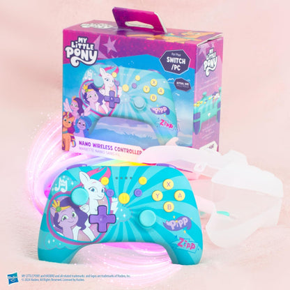Freaks And Geeks - Switch/Pc Nano Wireless Controller - My Little Pony Pipp & Zipp