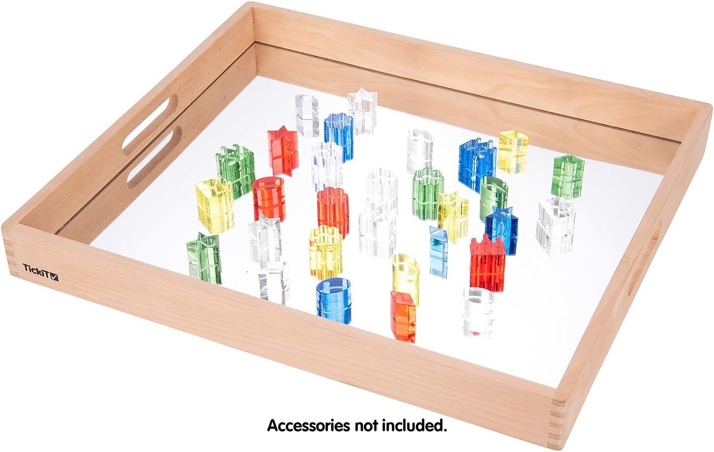 TickiT 73466 Wooden Mirror Tray