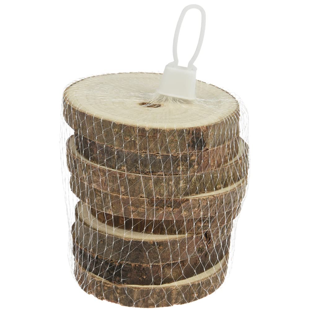 Houten Boomschijf Onderzetters 8st.