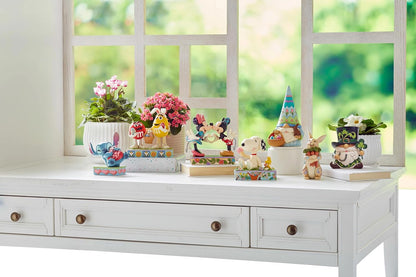 Enesco Jim Shore Stitch - Statuetta a forma di cuore che abbraccia