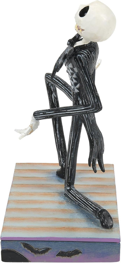 Enesco Disney Traditions by Jim Shore The Nightmare Before Christmas Jack Personality Pose Figurine, 10 cm, multicolore