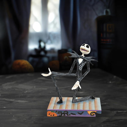 Enesco Disney Traditions by Jim Shore The Nightmare Before Christmas Jack Personality Pose Figurine, 10 cm, multicolore