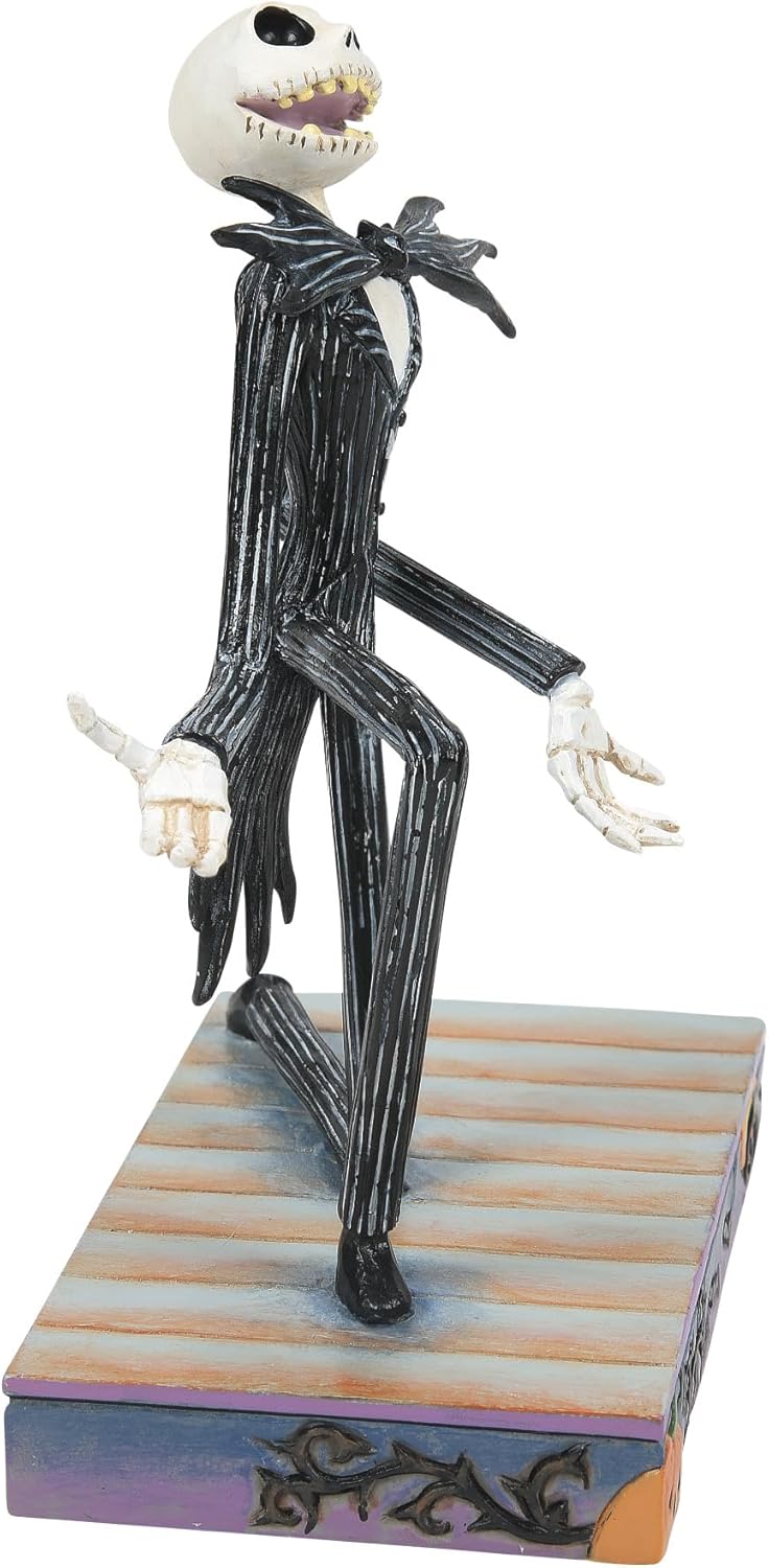 Enesco Disney Traditions by Jim Shore The Nightmare Before Christmas Jack Personality Pose Figurine, 10 cm, multicolore