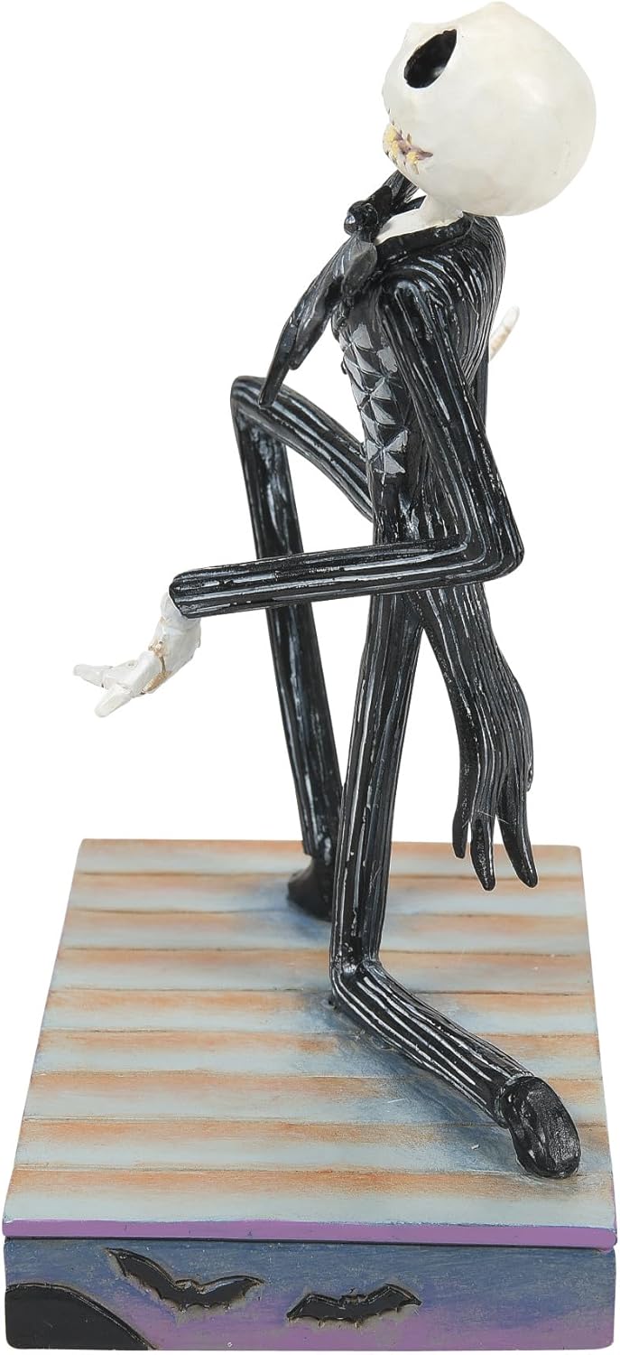 Enesco Disney Traditions by Jim Shore The Nightmare Before Christmas Jack Personality Pose Figurine, 10 cm, multicolore