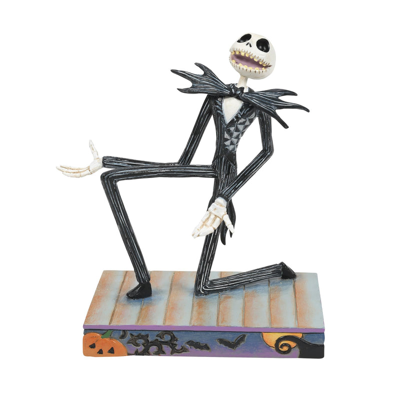 Enesco Disney Traditions by Jim Shore The Nightmare Before Christmas Jack Personality Pose Figurine, 10 cm, multicolore