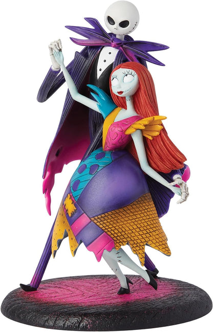 Enesco Disney Showcase The Nightmare Before Christmas - Statuetta di Jack e Sally che ballano, 22,9 cm, multicolore