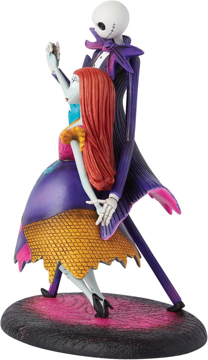 Enesco Disney Showcase The Nightmare Before Christmas - Statuetta di Jack e Sally che ballano, 22,9 cm, multicolore