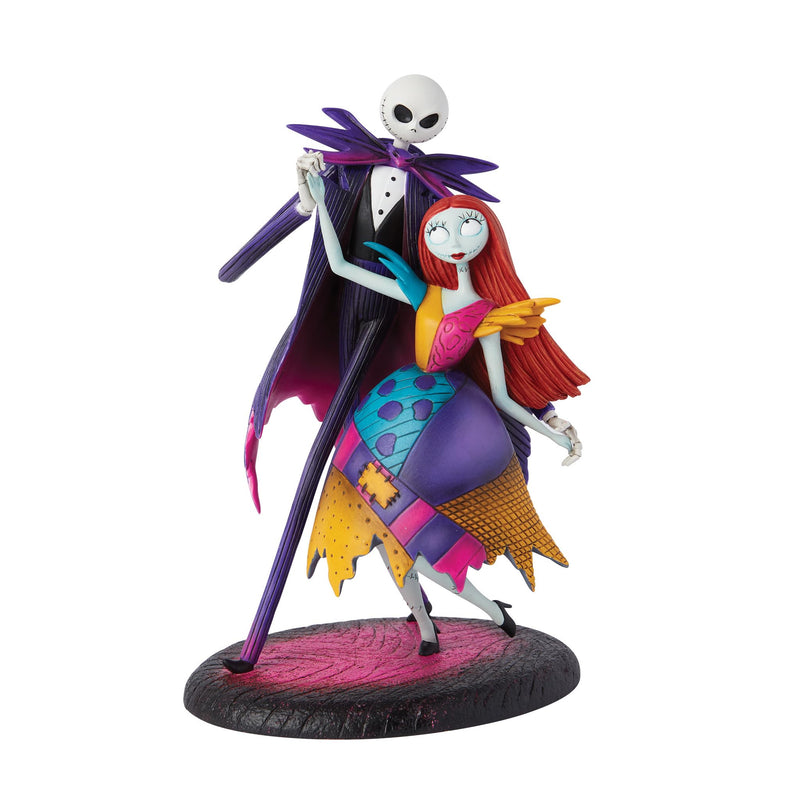 Enesco Disney Showcase The Nightmare Before Christmas - Statuetta di Jack e Sally che ballano, 22,9 cm, multicolore