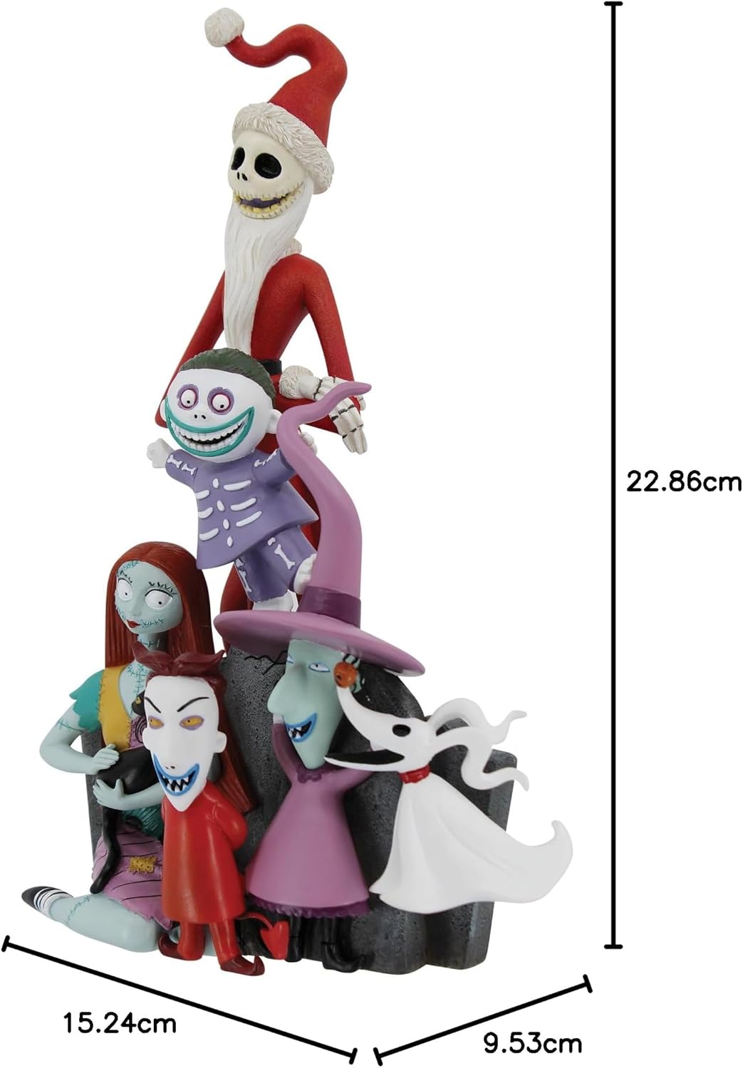 Enesco Disney Showcase The Nightmare Before Christmas, statuetta piramidale da 22,9 cm, multicolore