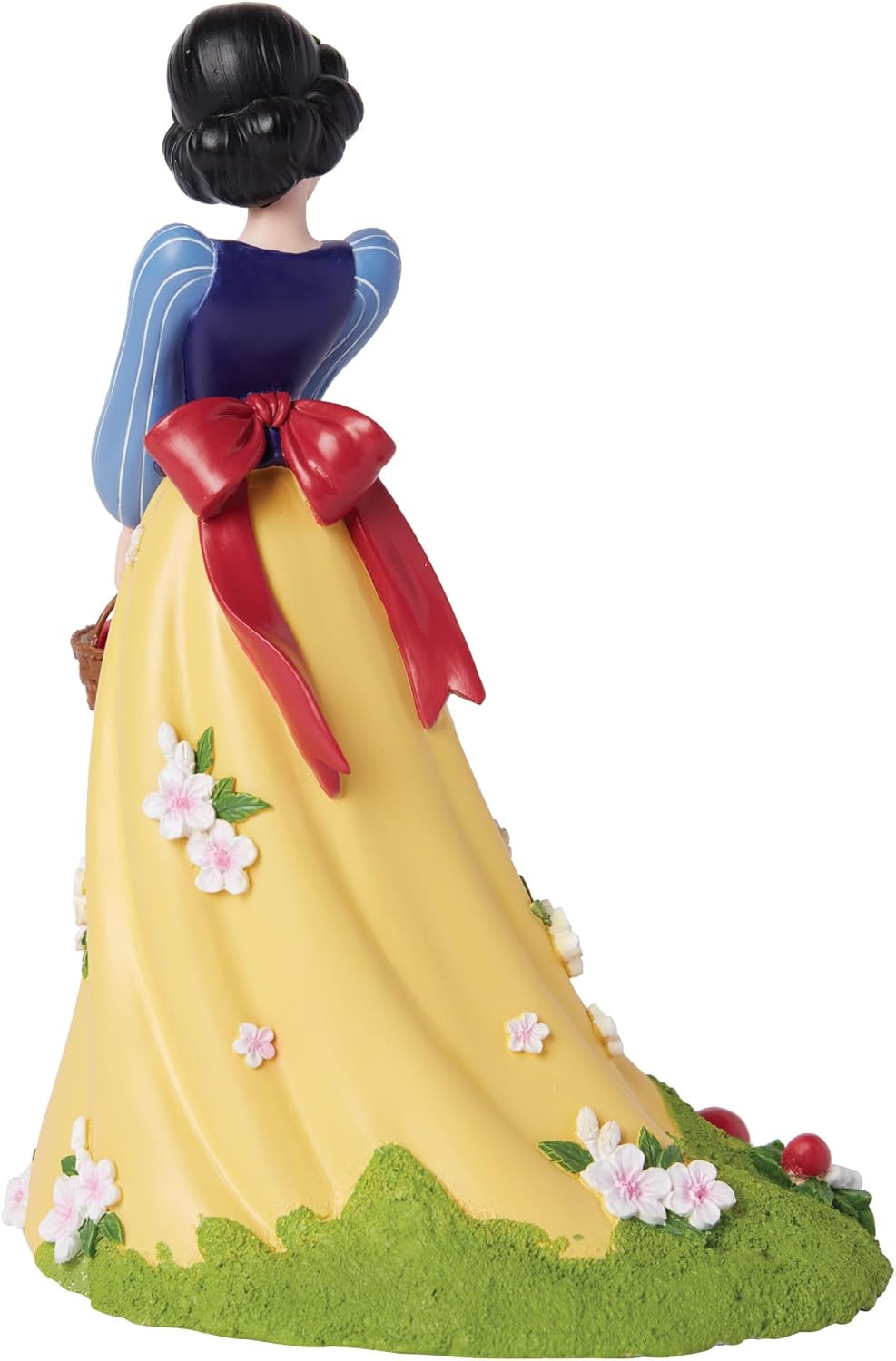 Enesco Disney Showcase, statuetta botanica di Biancaneve che tiene un cesto di mele, 20 cm, multicolore