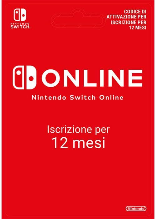 Abbonamento 12 Mesi Switch Online