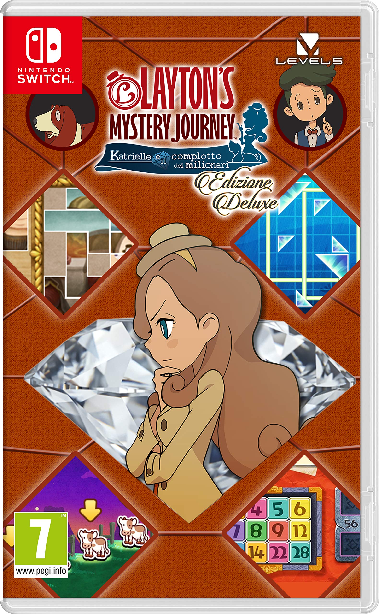 Layton's Mystery Journey: Katrielle e il Complotto dei Milionari - Videogioco Nintendo - Ed. Italiana - Versione su scheda