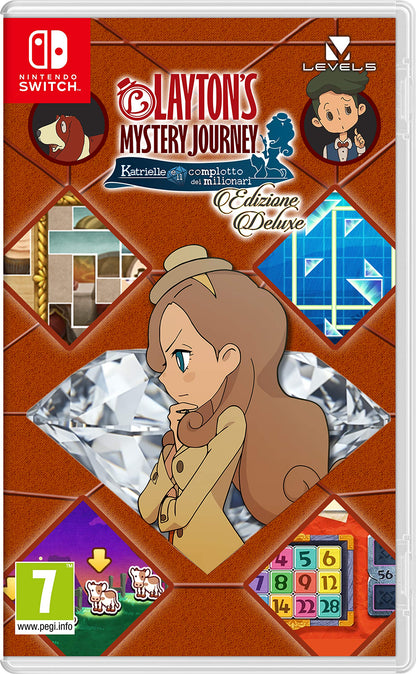 Layton's Mystery Journey: Katrielle e il Complotto dei Milionari - Videogioco Nintendo - Ed. Italiana - Versione su scheda