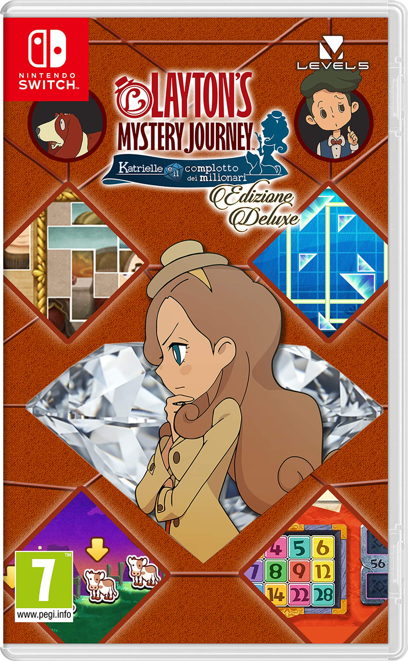 Layton's Mystery Journey: Katrielle e il Complotto dei Milionari - Videogioco Nintendo - Ed. Italiana - Versione su scheda