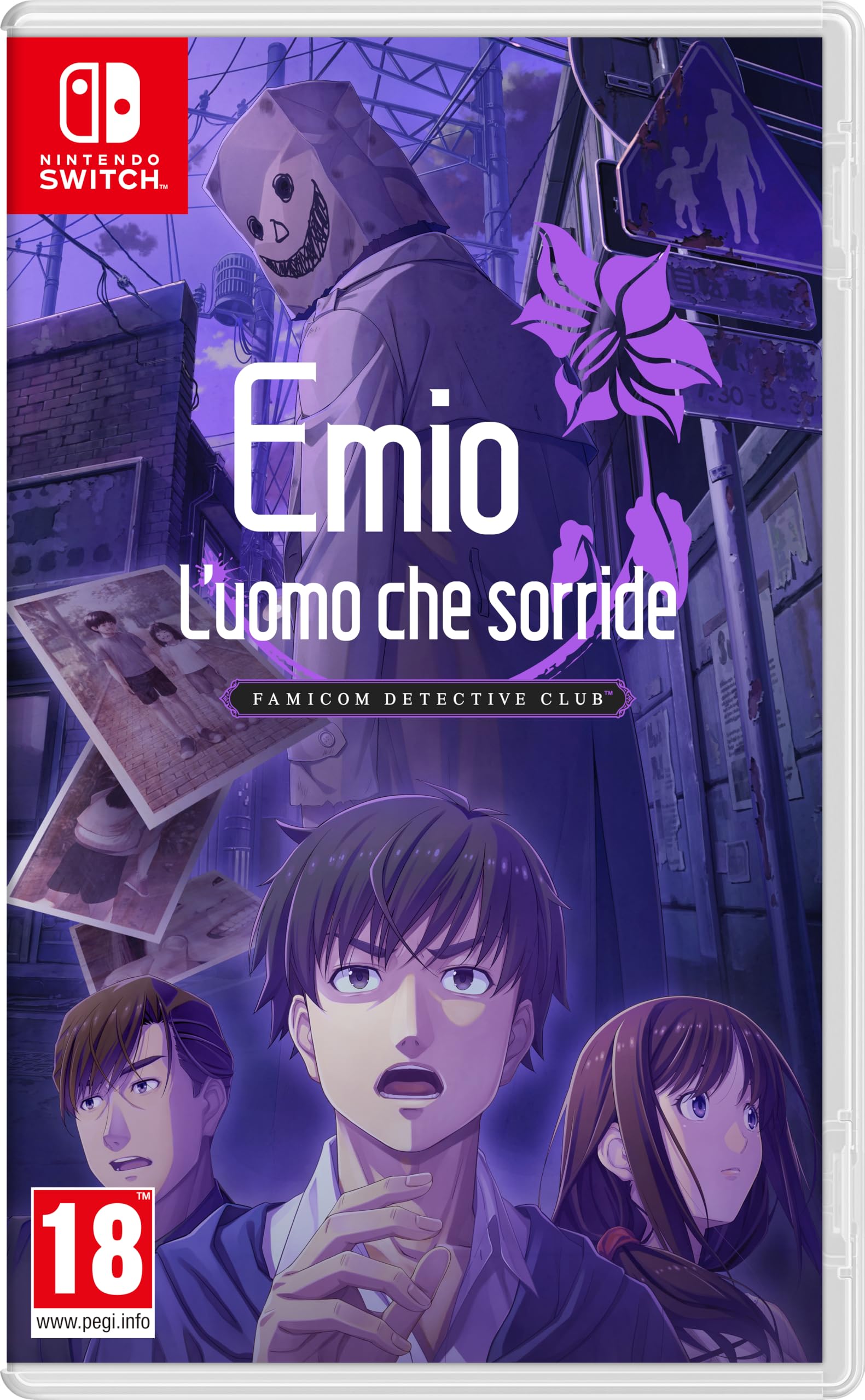 Emio – L'uomo che sorride Famicom Detective Club - Videogioco Nintendo - Ed. Italiana - Versione su scheda