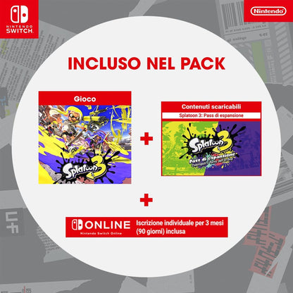 Splatoon 3 + Expansion Pass + 3 Mesi Nso