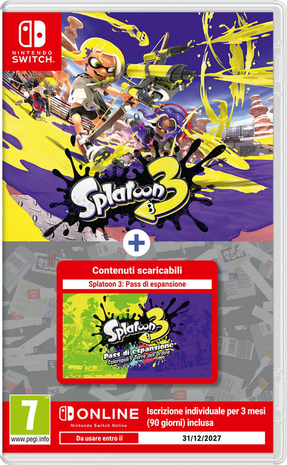 Splatoon 3 + Expansion Pass + 3 Mesi Nso