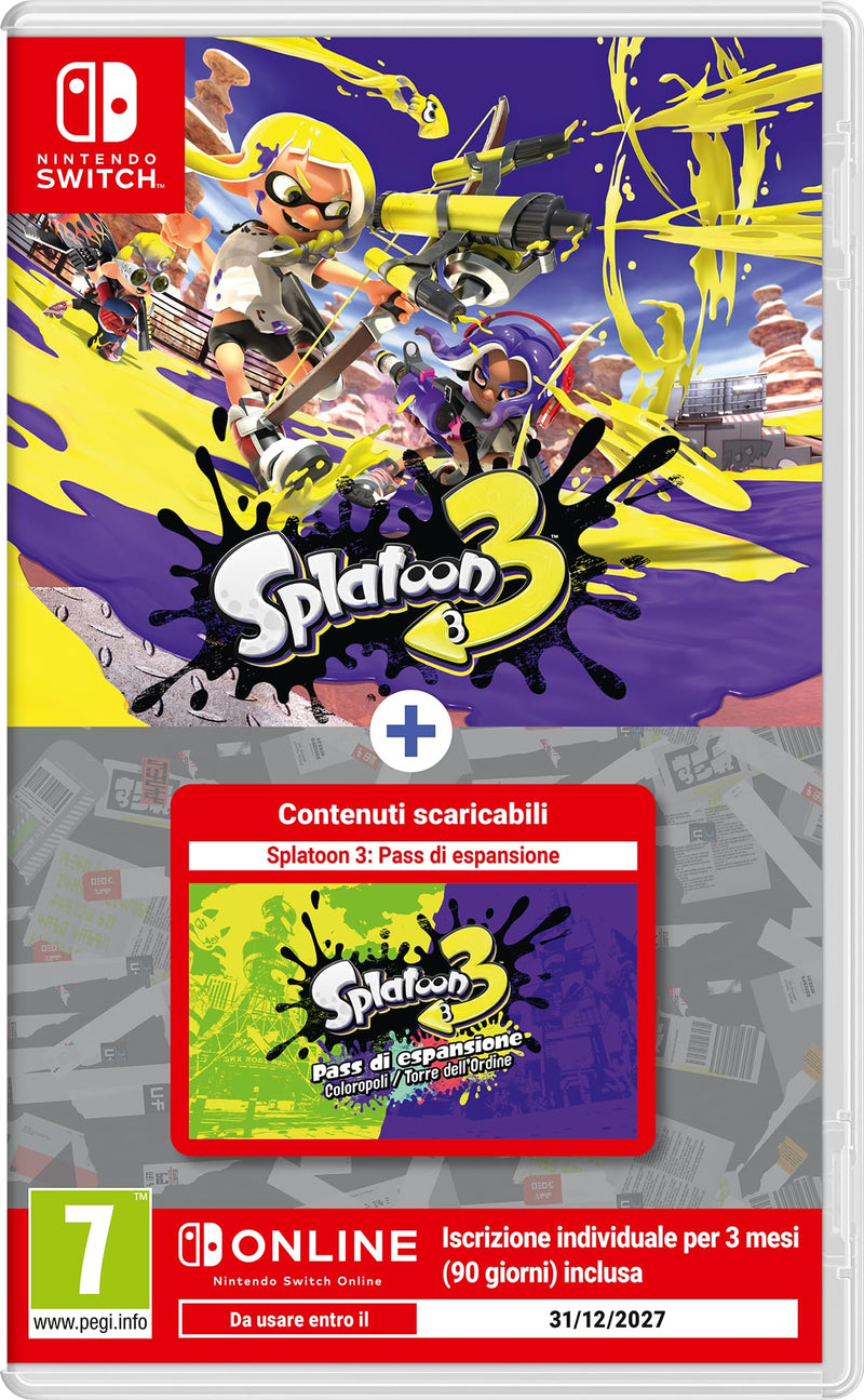 Splatoon 3 + Expansion Pass + 3 Mesi Nso