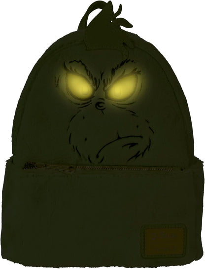 Loungefly Dr Seuss Plush Grinch Light Up Cosplay Mini Backpack