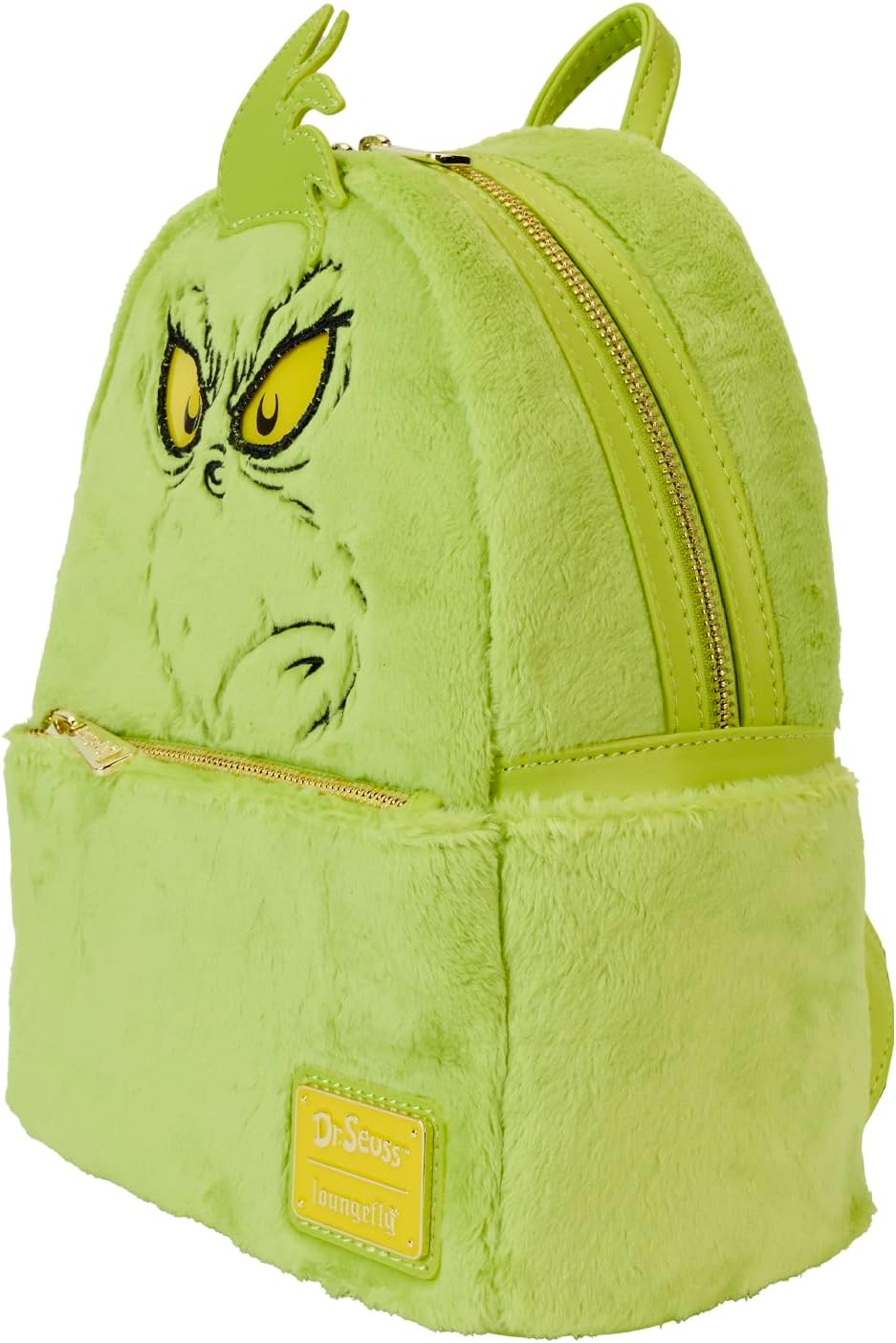 Loungefly Dr Seuss Plush Grinch Light Up Cosplay Mini Backpack
