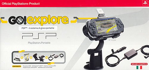 PSP Sony Go! Explore +Ric.GPS+Car Adapt.