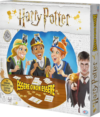 Spin Master Games EDITRICE GIOCHI, Essere o Non Essere Harry Potter, Gioco da Tavolo ispirato al mondo di Harry Potter, per Famiglie e Bambini dai 7 Anni in su, Board game da 2 a 6 giocatori