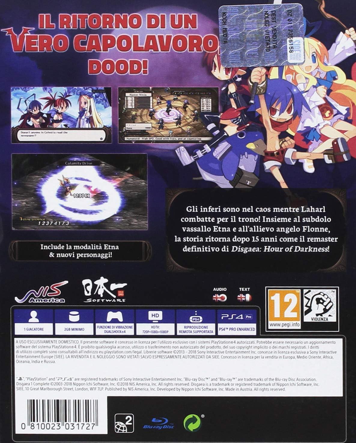 Disgaea 1 Complete - PlayStation 4