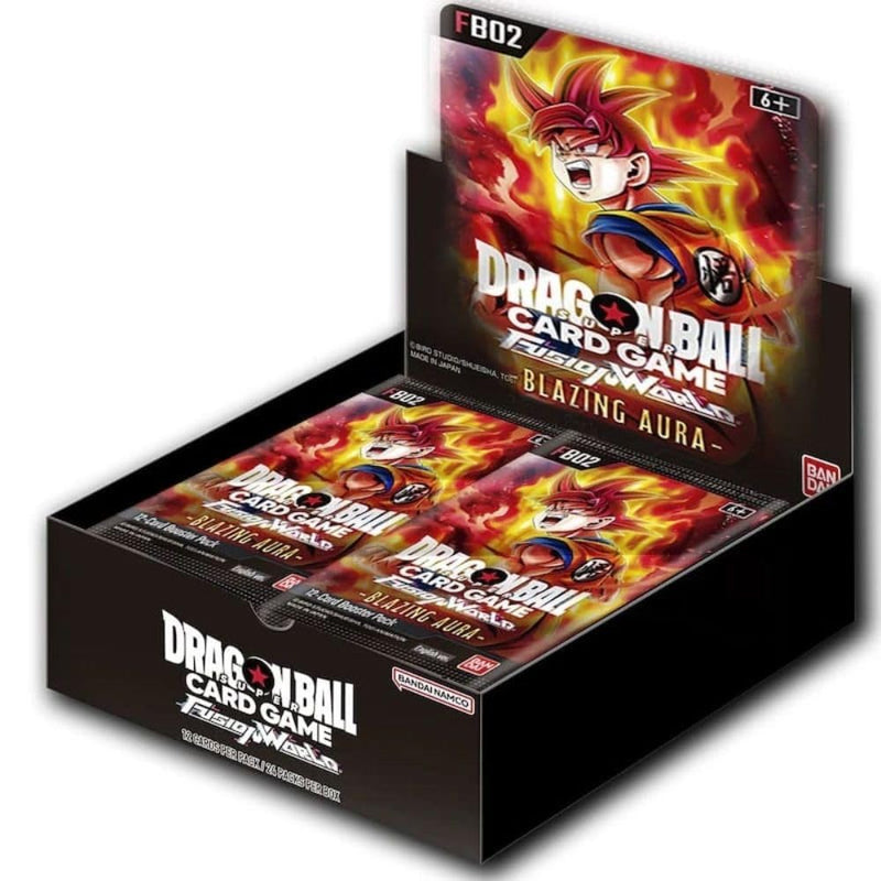 BANDAI | Dragon Ball Super CG: Fusion World 02 (FB02) Espositore Booster | Display di carte collezionabili | Età 6+ | 2 giocatori