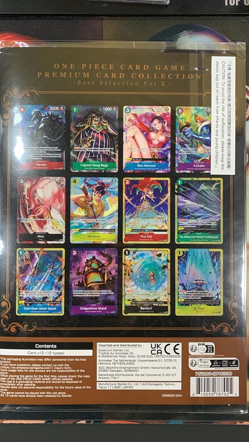 BANDAI One Piece Card Game Premium Card Collection -Best Selection Vol.2- EN