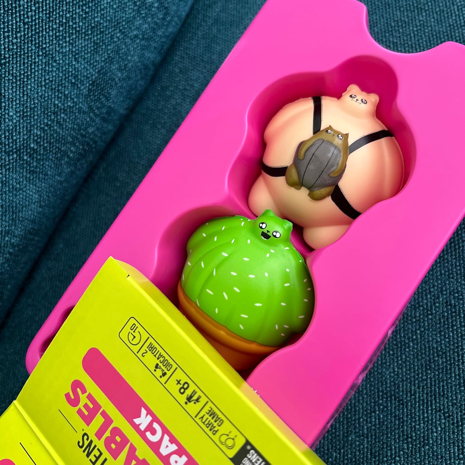 Asmodee Exploding Kittens: Catchables - Gatto nel Sacco, Gioco da Tavolo, 8+ Anni, 2+ Giocatori, Edizione in Italiano