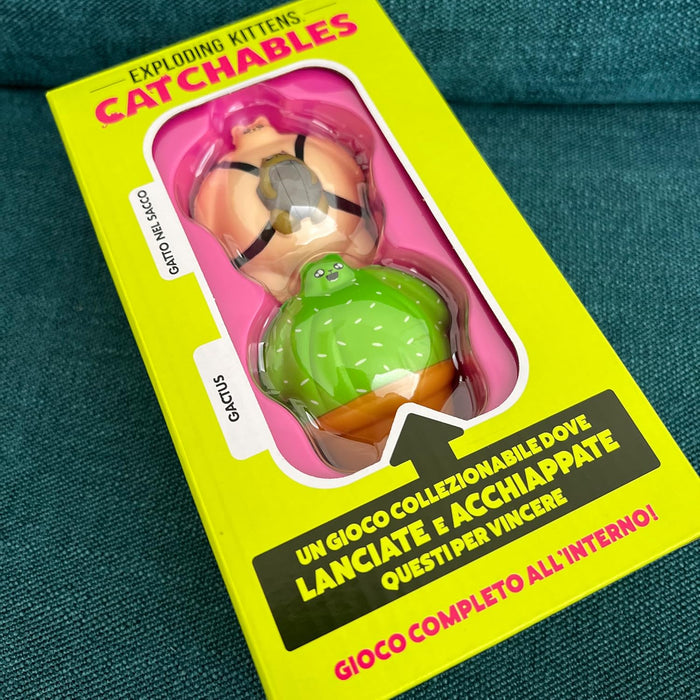 Asmodee Exploding Kittens: Catchables - Gatto nel Sacco, Gioco da Tavolo, 8+ Anni, 2+ Giocatori, Edizione in Italiano