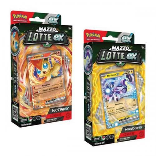 Pokemon (mult.2) Mazzi Lotte Miraidon Ex e victini Ex