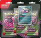 Pokémon Confezione da tre buste di espansione con Pecharunt dell’espansione Scarlatto e Violetto - Segreto Fiabesco del GCC (tre buste e una carta promozionale olografica), edizione in italiano