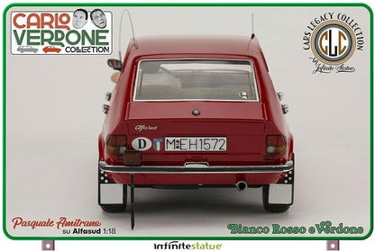 Infinite Statue AMITRANO ALFASUD Alfa 1:18 Resin Car Carlo Verdone