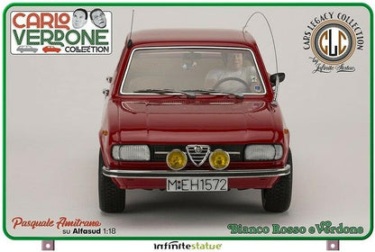Infinite Statue AMITRANO ALFASUD Alfa 1:18 Resin Car Carlo Verdone
