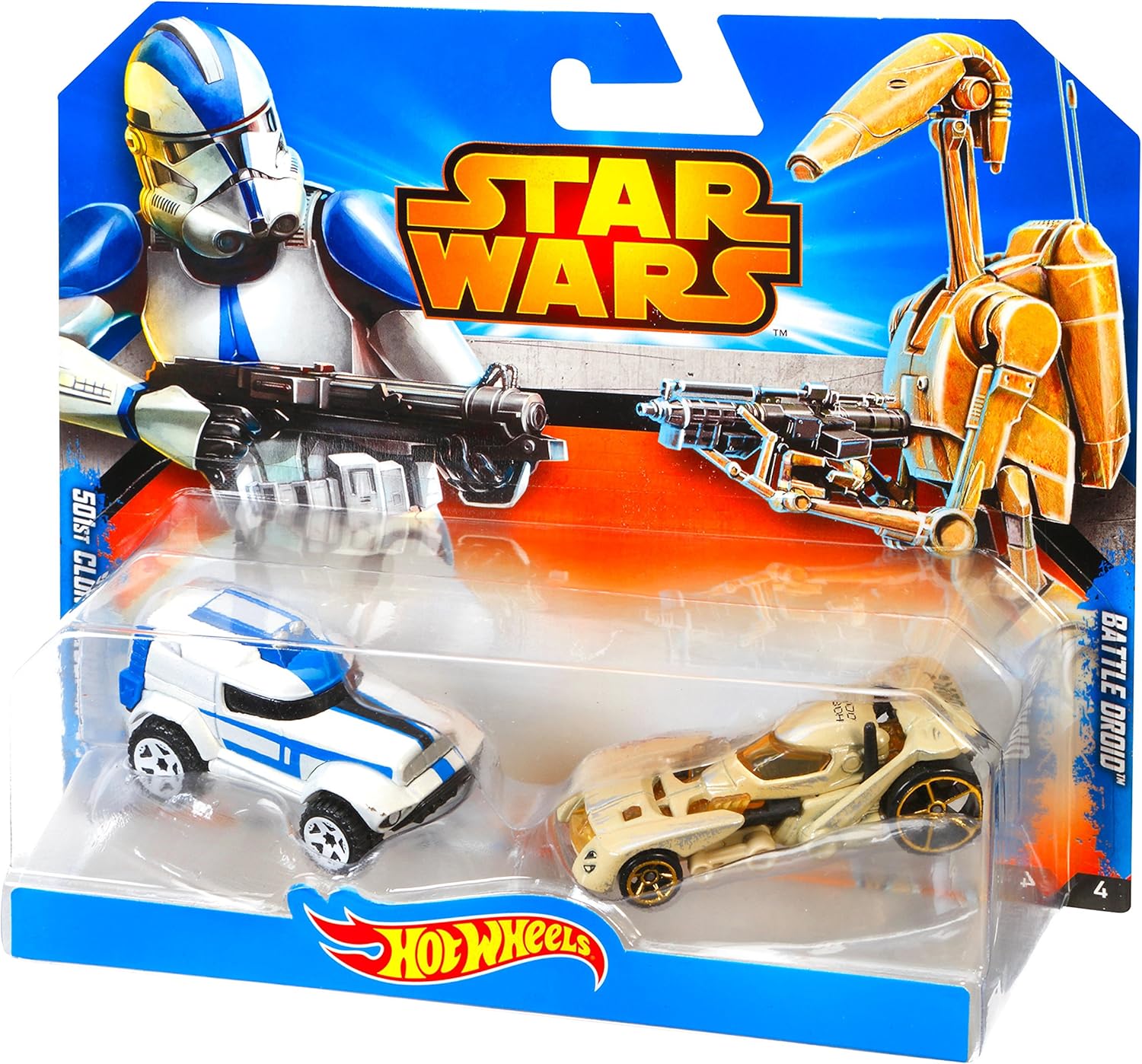 Hot Wheels - Star Wars 501st Clone Car Pack (Mattel CGX07)
