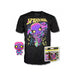 funko marvel: black light - pocket pop tee box - spiderman (t-shirt 10-11