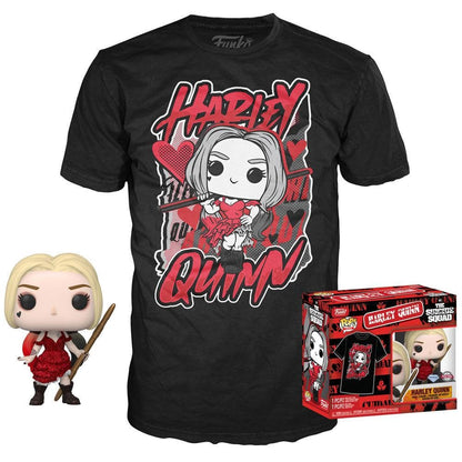 Funko Tee+Pop Harley Quinn M