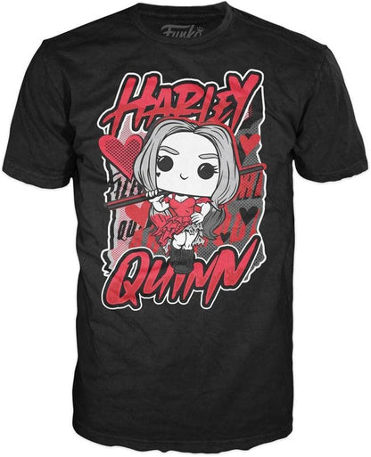 Funko Tee+Pop Harley Quinn M