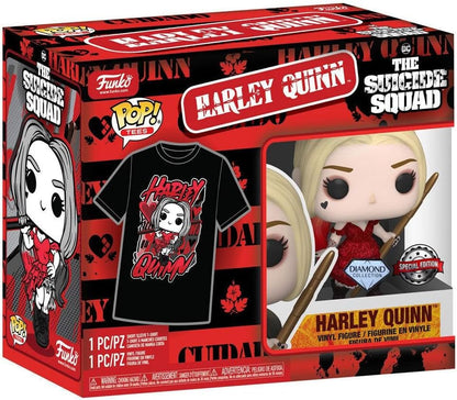 Funko Tee+Pop Harley Quinn M