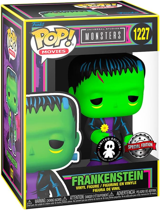 Funko Pops Monsters Universal Frankenstein Blacklight 1227