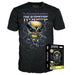 Funko Boxed Tee: Marvel: Wolverine: S - Small - (S) - T-Shirt, Maglietta - Vestiti - Idea Maniche Corte per gli Adulti Uomini e Donne - Merchandising Ufficiale Fans