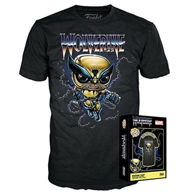 Funko Boxed Tee: Marvel: Wolverine: S - Small - (S) - T-Shirt, Maglietta - Vestiti - Idea Maniche Corte per gli Adulti Uomini e Donne - Merchandising Ufficiale Fans