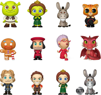 Funko Mystery Mini - Dream Works 30th - Shrek - 1 of 12 to Collect - Styles Vary- Vinyl-Sammelfigur - Geschenkidee - Offizielle Handelswaren - Spielzeug Für Kinder und Erwachsene - Movies Fans