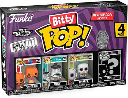 Funko Bitty Pop! 4-Pack: The Nightmare Before Christmas Display (12 units