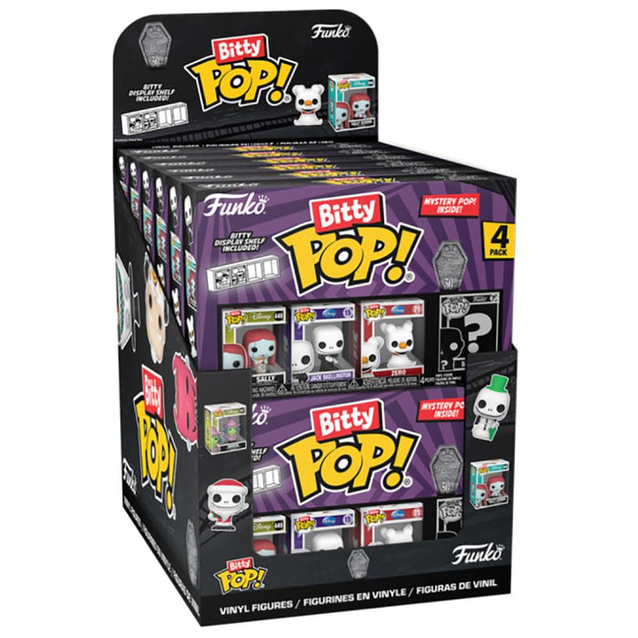 Funko Bitty Pop! 4-Pack: The Nightmare Before Christmas Display (12 units