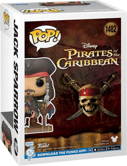 Funko Pop! Movies: PotC - Captain Jack Sparrow Sparrow - (Opening) - Pirates of The Caribbean - Vinyl-Sammelfigur - Geschenkidee - Offizielle Handelswaren - Spielzeug Für Kinder und Erwachsene