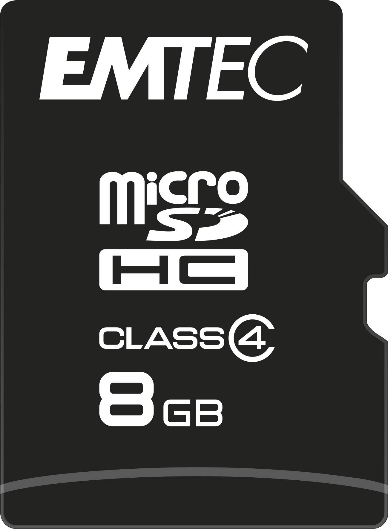 Emtec Mini Super Jumbo Scheda Memoria Micro SD 8GB, Verde Verde 8 go
