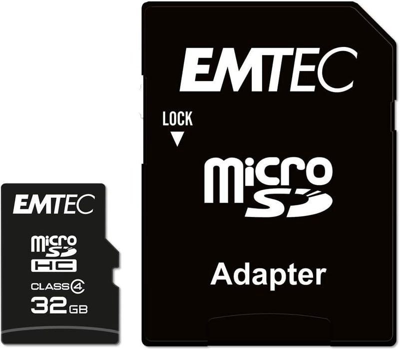 Emtec Mini Super Jumbo Scheda Memoria Micro SD 16GB, Nero Nero 16 go