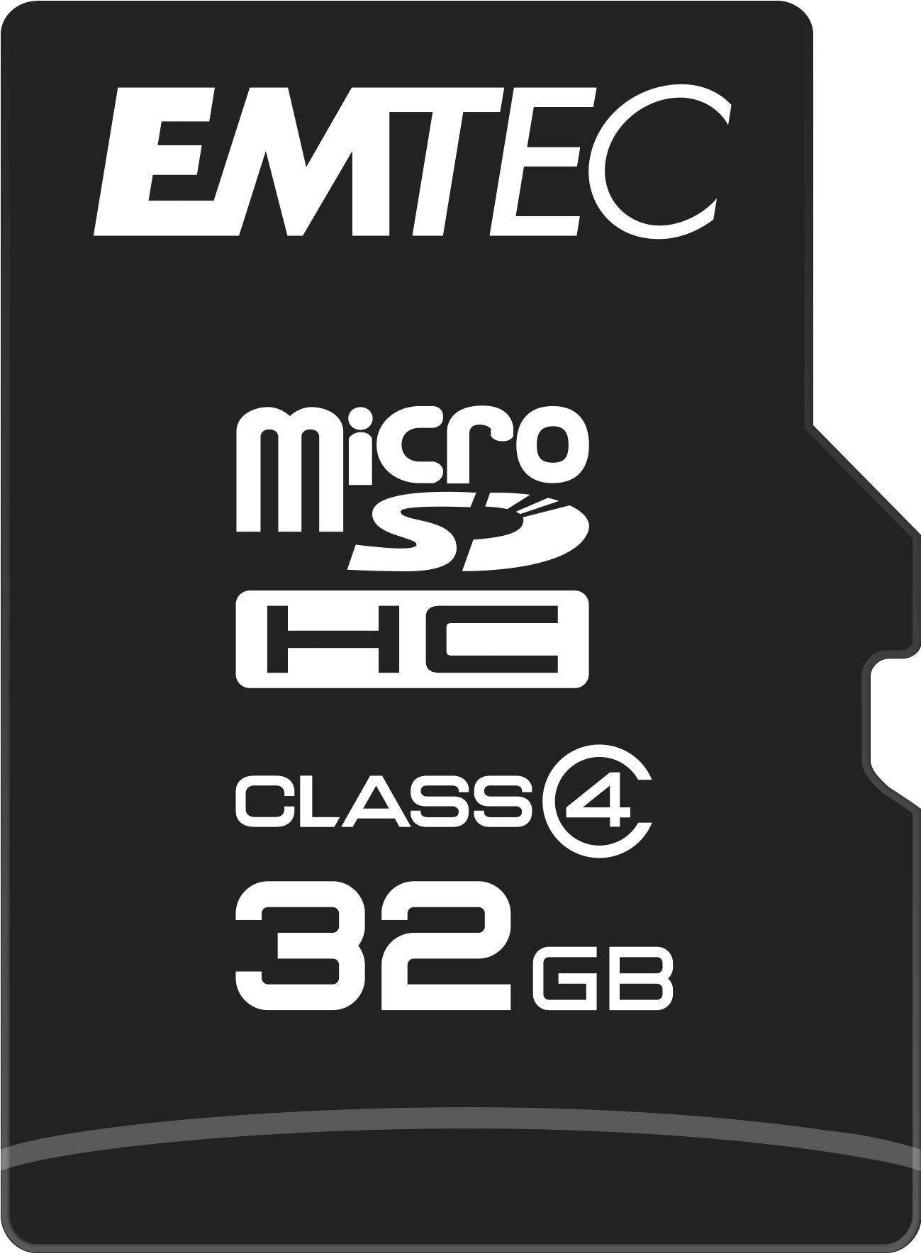 Emtec Mini Super Jumbo Scheda Memoria microSD da 32GB, Multicolore